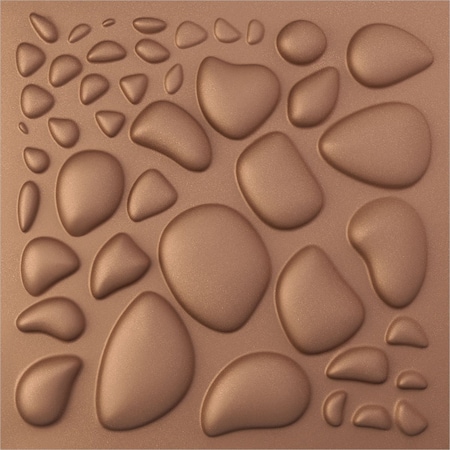 Ekena Millwork 19 5/8in. W x 19 5/8in. H Shale EnduraWall Decorative 3D Wall Panel Covers 2.67 Sq. Ft. WP20X20SLCAC